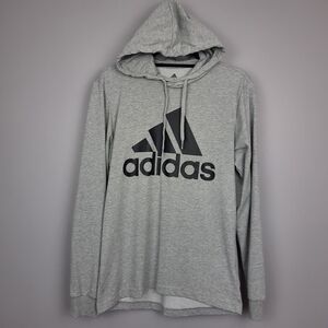Adidas Men's Gray Hoodie size Small